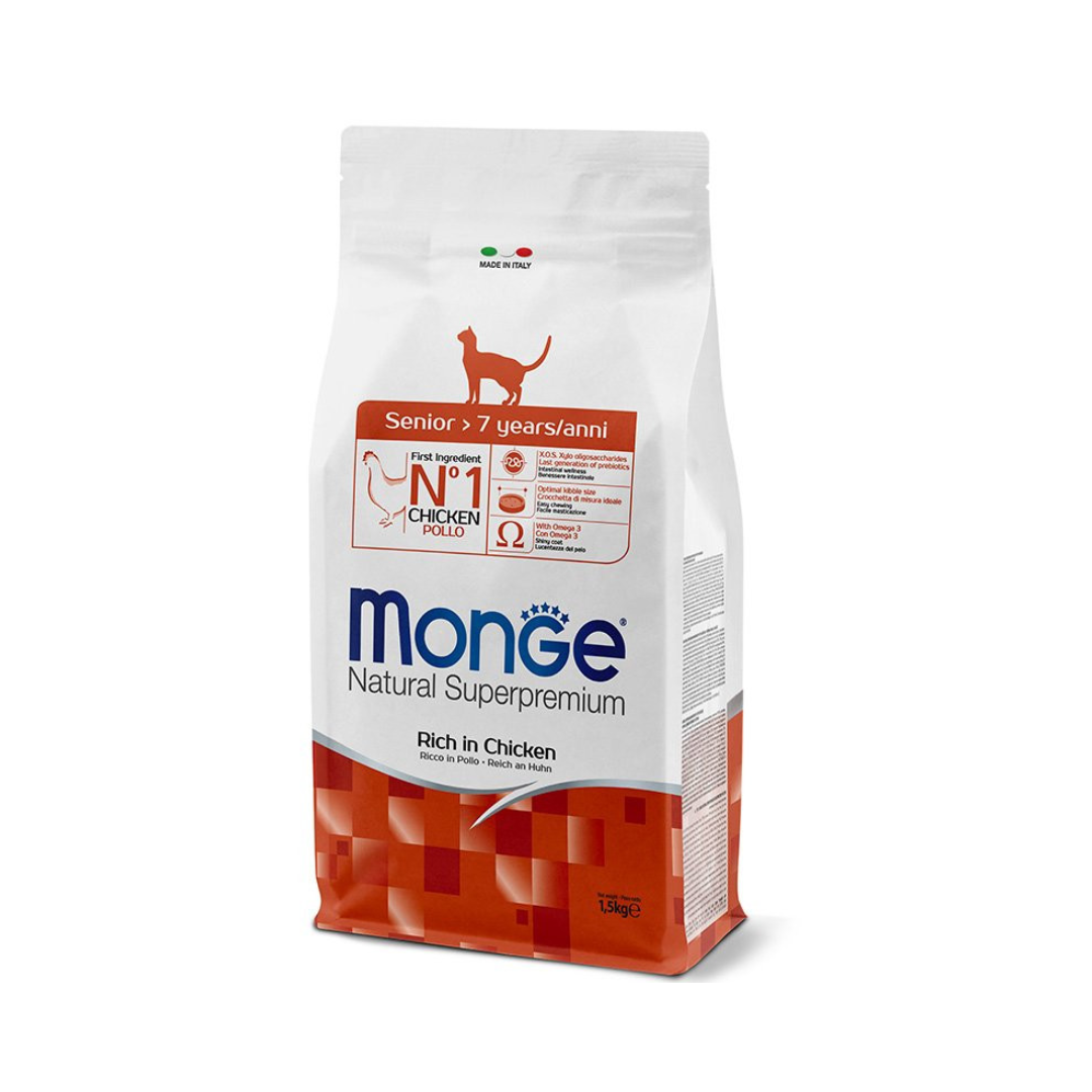 Monge Natural Superpremium Senior – Rich in Chicken 1.5kg