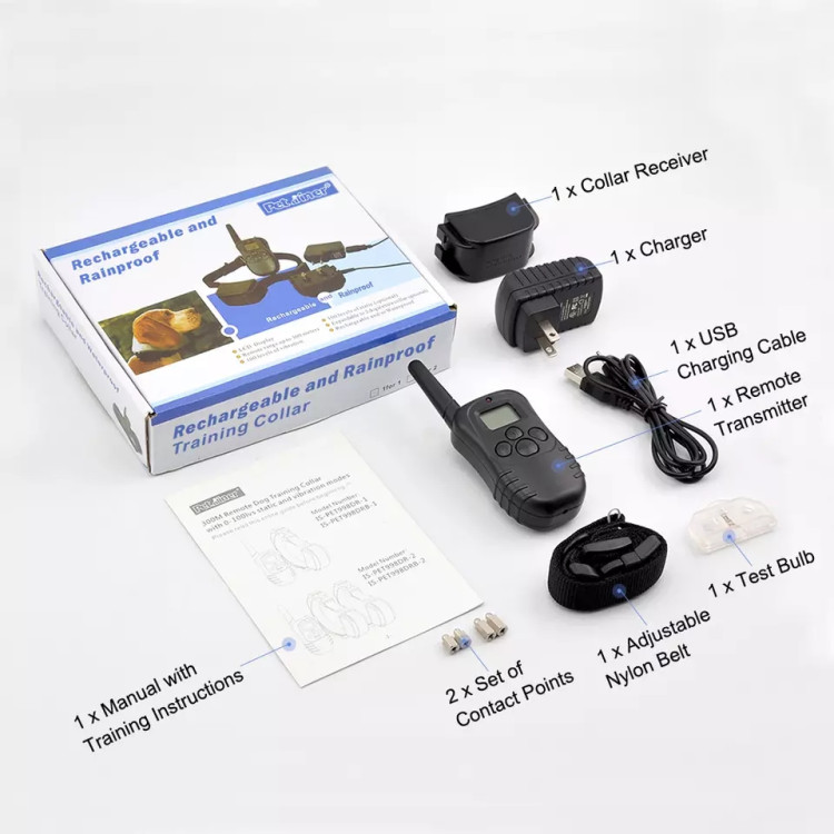 Rechargeable and Rainproof Dog Training Collar
