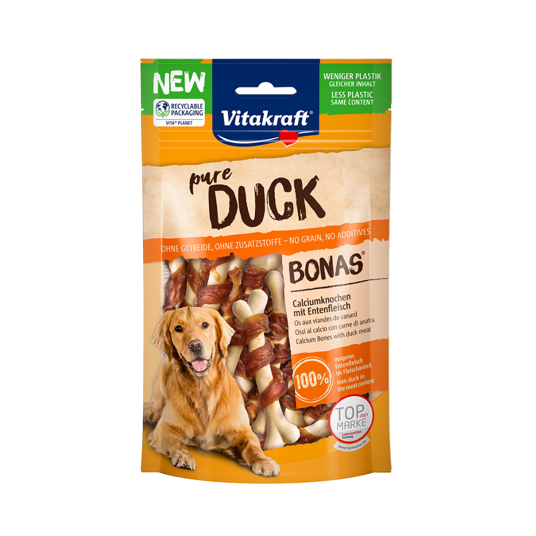 Vitakraft Pure Duck BONAS – Meat Snacks for Dogs