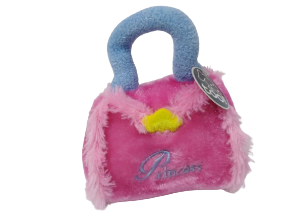 Princess Handbag Plush Toy – Soft Chew & Interactive Play for Dogs