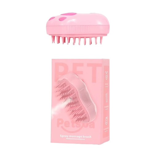Petspa Spray Massage Brush – 3-in-1 Grooming for Cats & Dogs