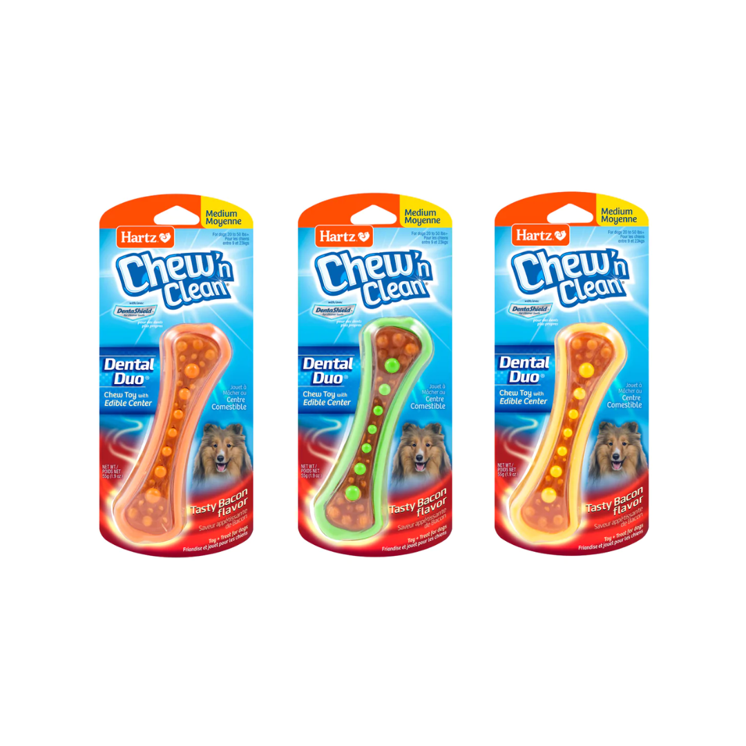 Hartz® Chew ‘n Clean® Dental Duo™ Medium