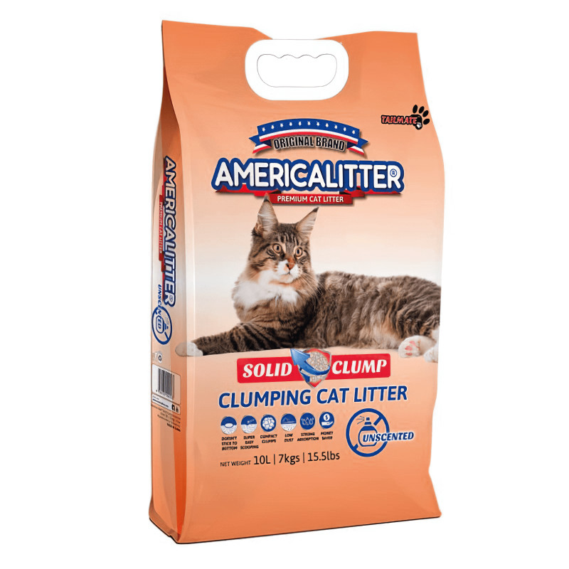 America Litter Solid Clump – Unscented