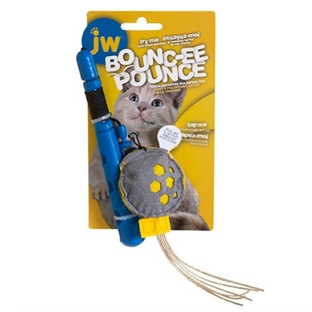 JW Bounc-ee Pounce – Electronic Cat Wand Toy
