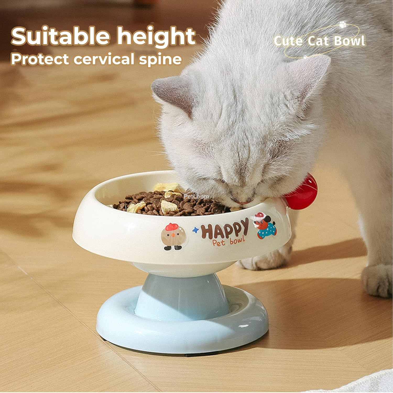 Elevated Stainless Steel Pet Bowl – Happy Design