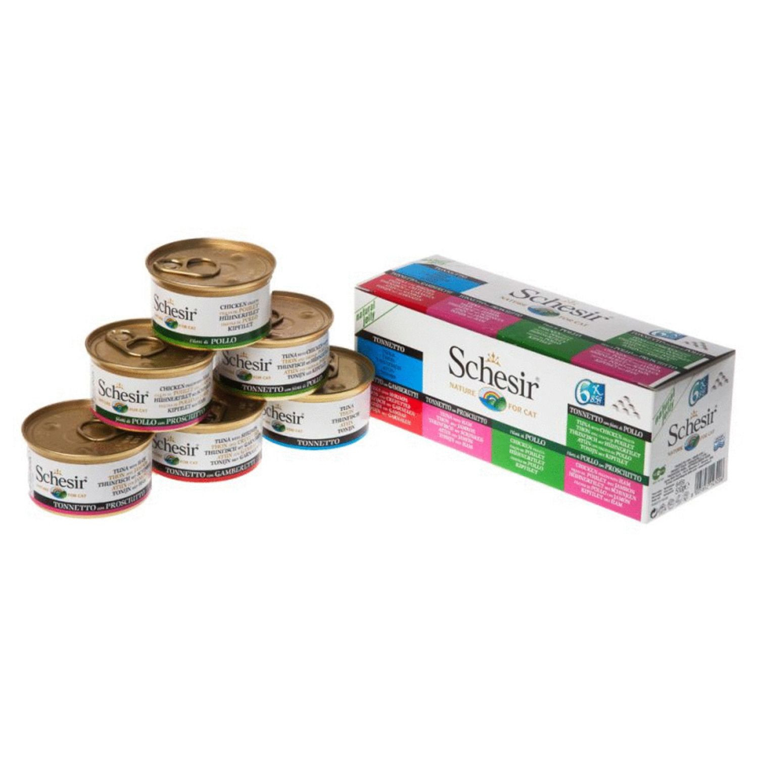 Schesir Nature Mixpack for Cat in Jelly