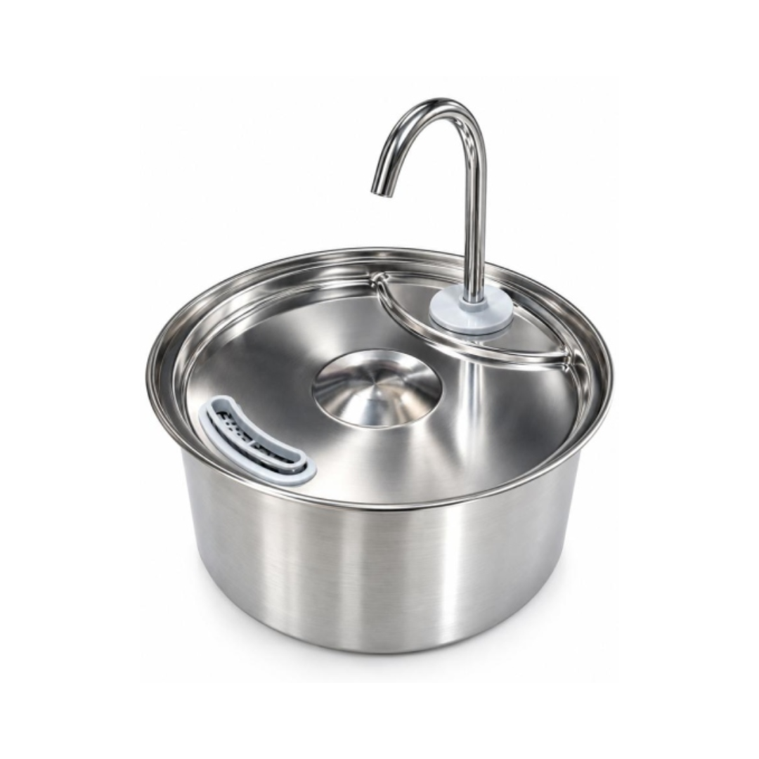 Stainless Steel Pet Water Fountain – 3.2 L