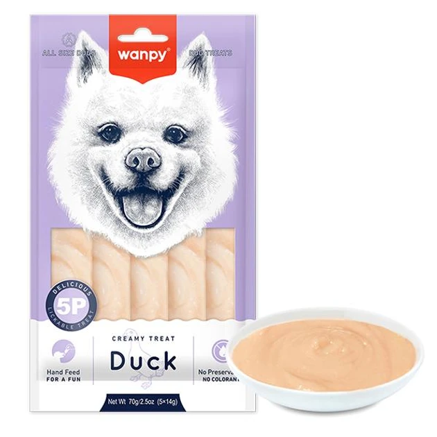 Wanpy Creamy Duck Lickable Treats