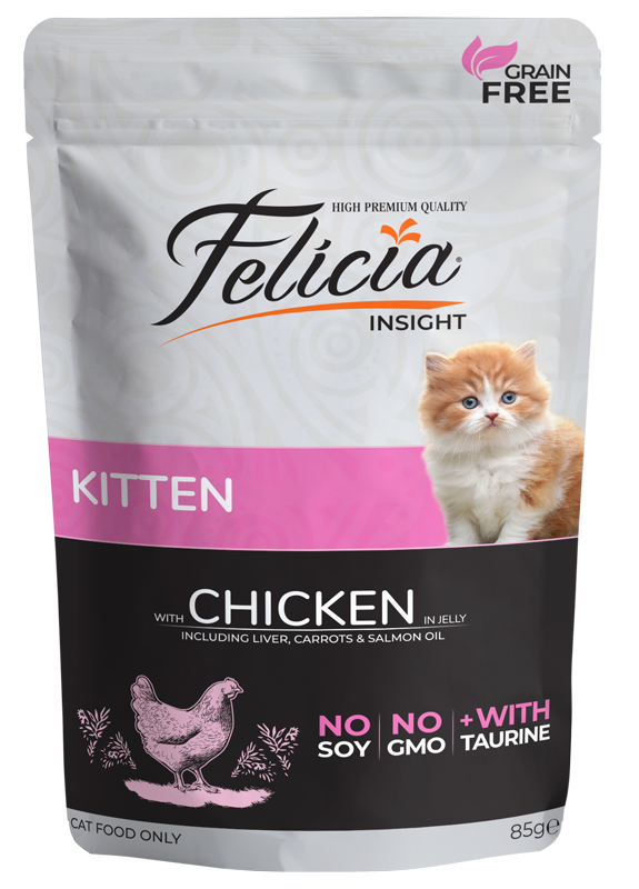 Felicia Grain-Free Chicken in Jelly Wet Kitten Food