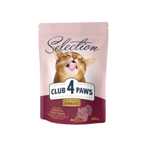 Club 4 Paws Premium With Turkey and Vegetables – Adult Cats Dry Food