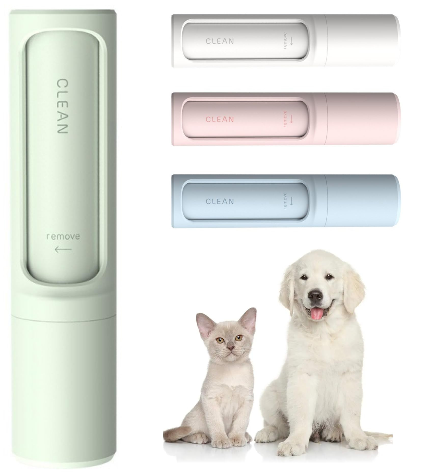 Portable Pet Hair Remover Roller – Reusable & Compact Design