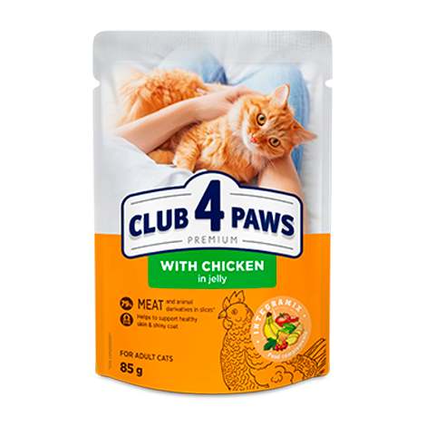 Club 4 Paws Premium – With Chicken in Jelly (85g)