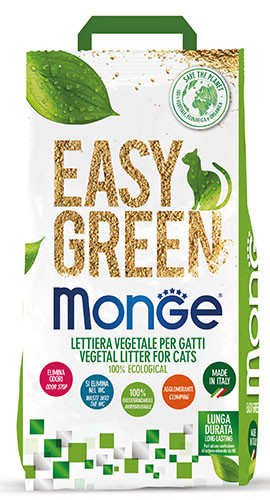 Monge Easy Green Natural Vegetal Litter 100% Ecological – 3.5 kg