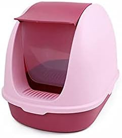Portable Hooded Cat Toilet Litter Box Tray House With Handle and Scoop