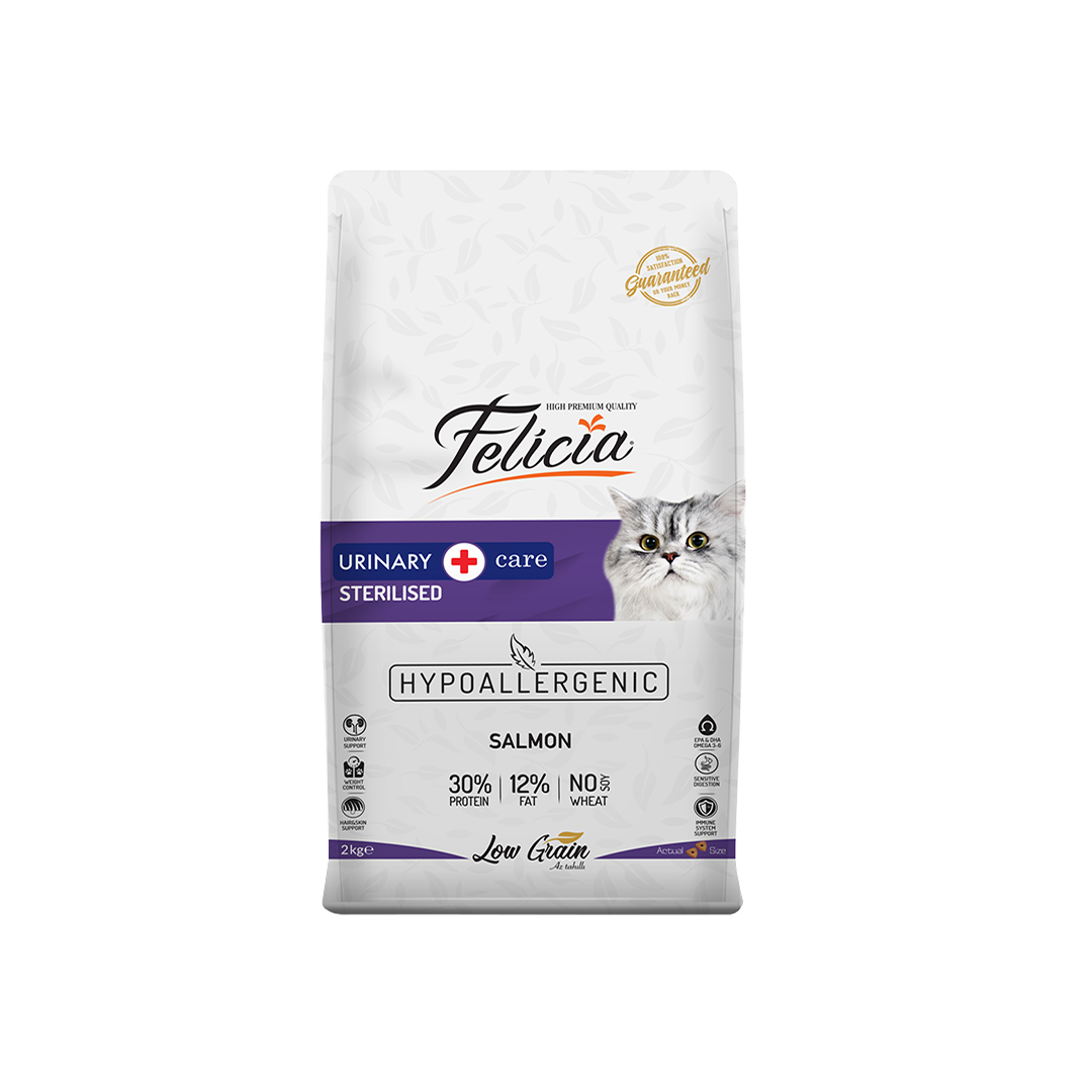 Felicia Urinary Adult Cat Sterilized Salmon 2kg