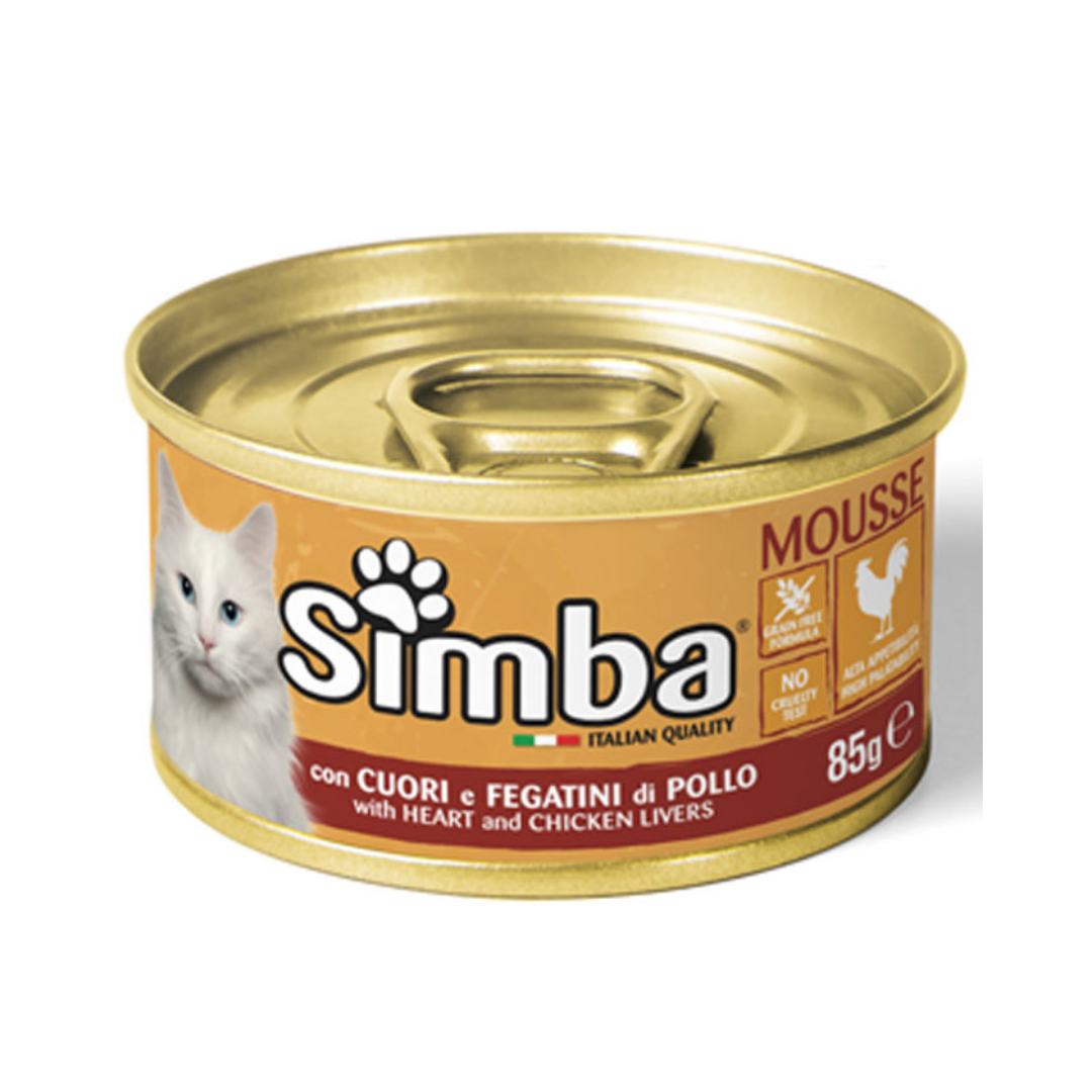 Simba Cat Mousse with Heart and Chicken Livers