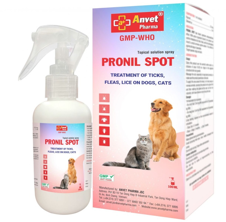 Pronil Spot Spray for Dogs and Cats