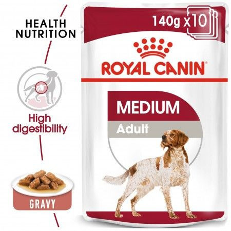 Royal Canin Medium Adult Chunks In Gravy