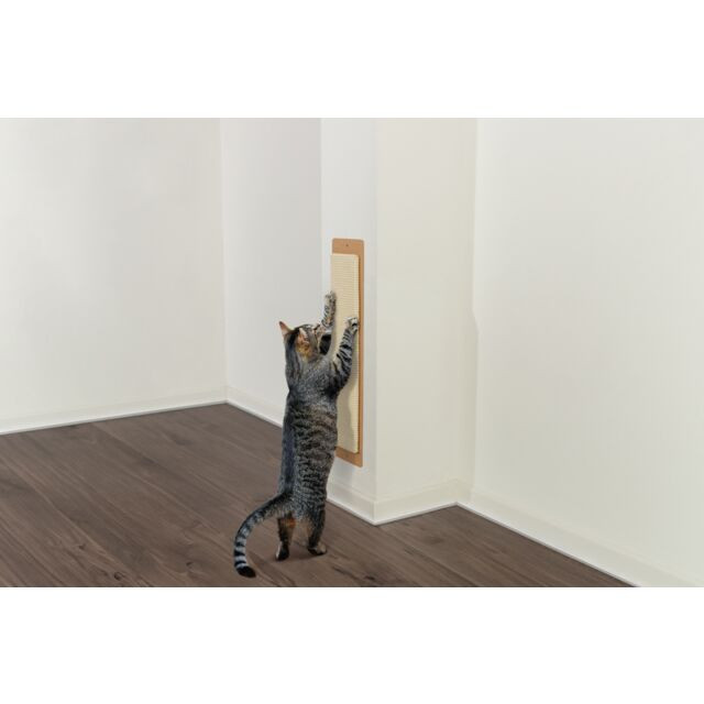 Trixie Scratching Board (Sisal / Wood) – 11 × 56 cm (Hanging Design)