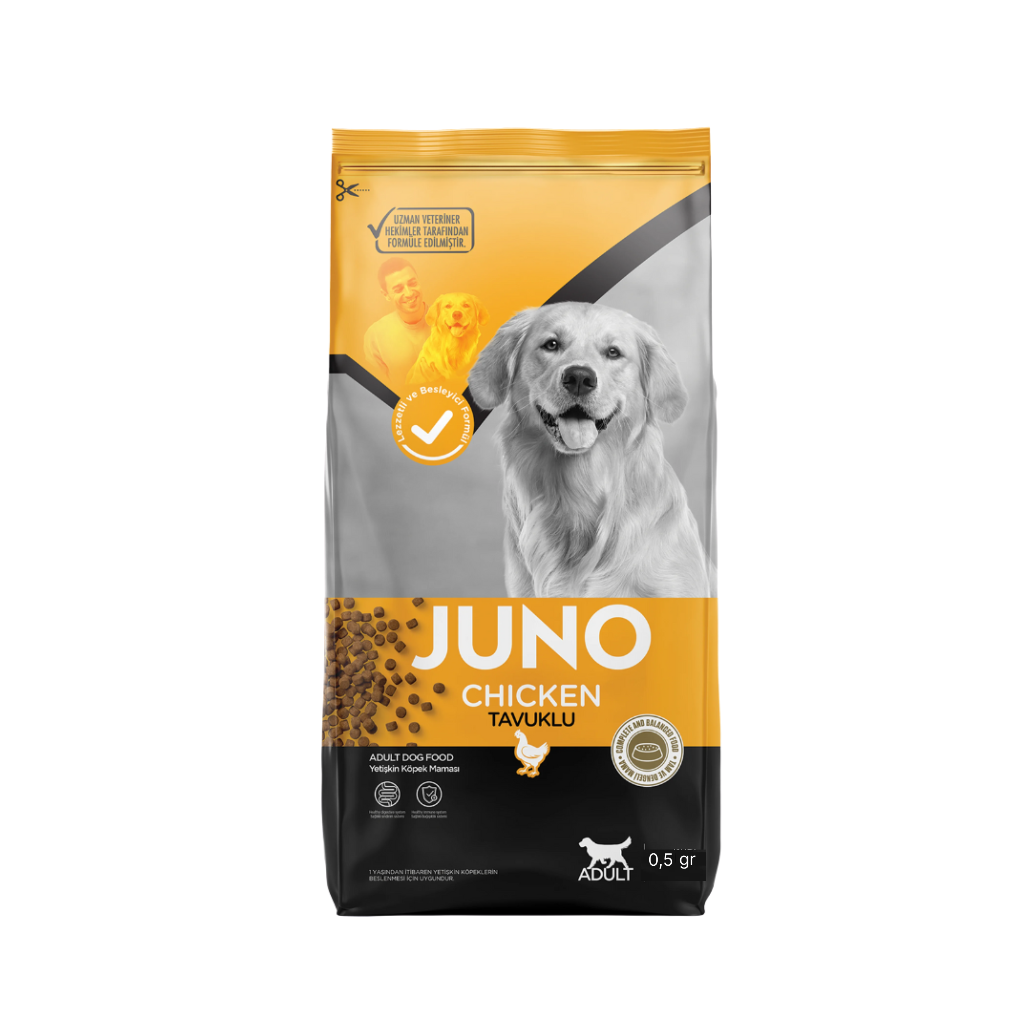 Juno Chicken Adult Dog Food – All Breeds – 500 gm