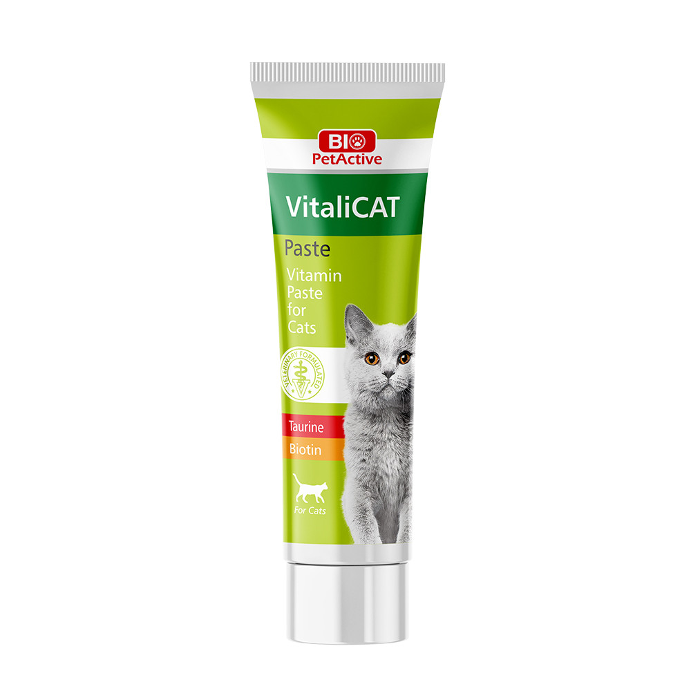 Bio PetActive VitaliCAT Paste – Multivitamin Supplement for Cats