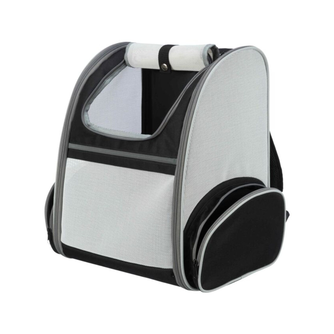 Trixie Backpack Chloe – Grey & Black (39 × 43 × 27 cm)