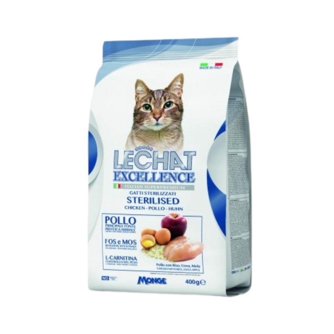 LeChat Excellence Sterilised Chicken – 400 gm