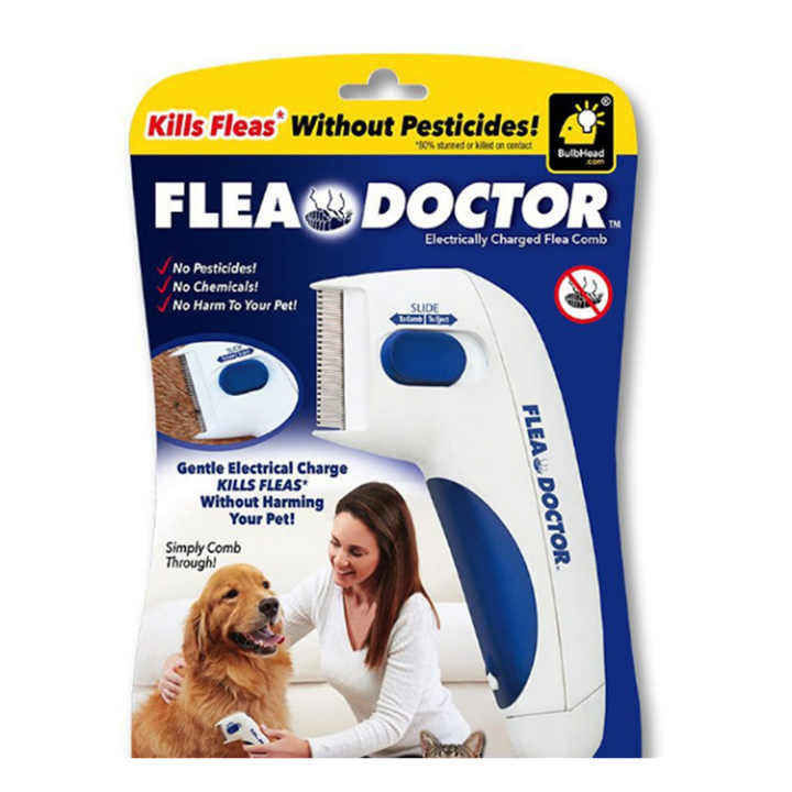 Flea Doctor – Electrically Charged Flea Comb