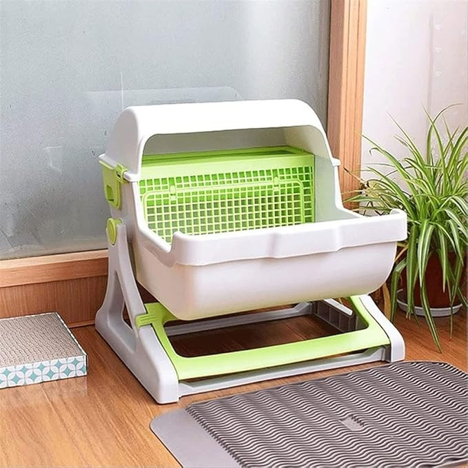 Semi-Automatic Cat Litter Box