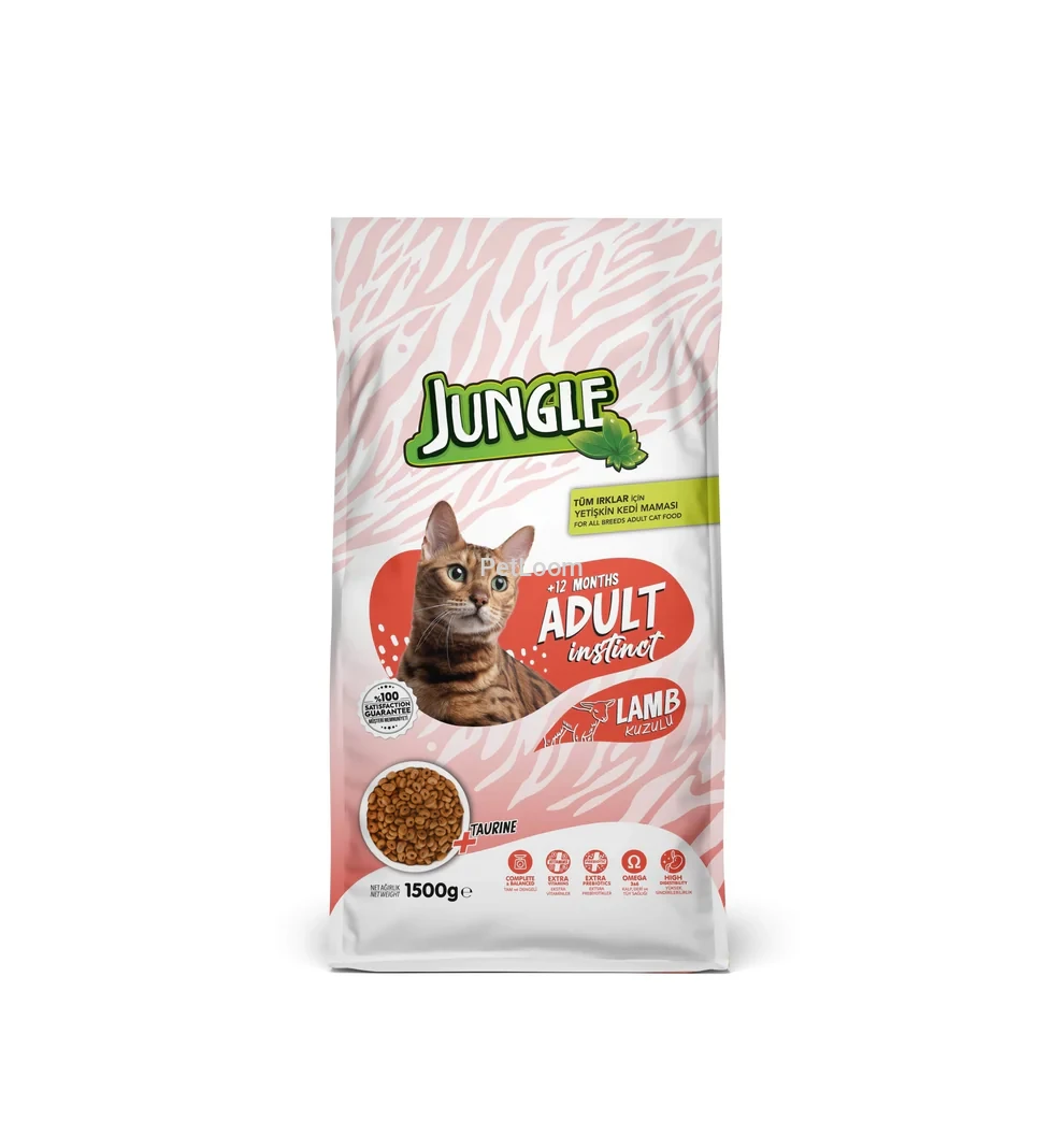 Jungle Adult Cat Food with Lamb