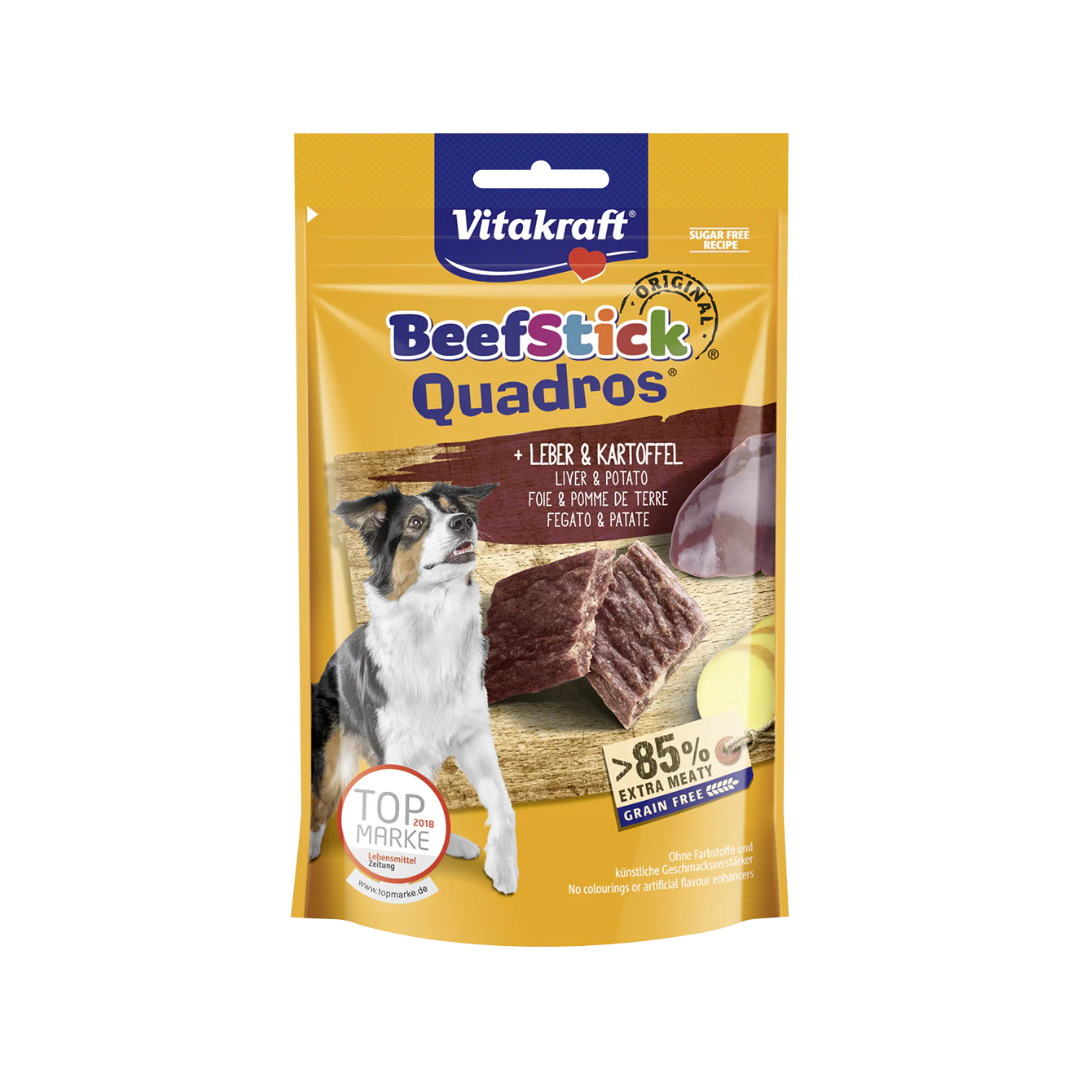 Vitakraft BeefStick Quadros – Liver & Potato