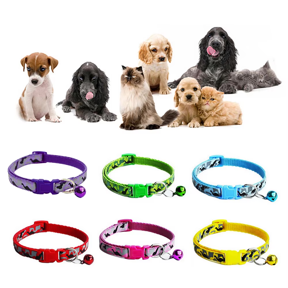 Adjustable Cat Collar with Bell – Soft, Safe & Stylish