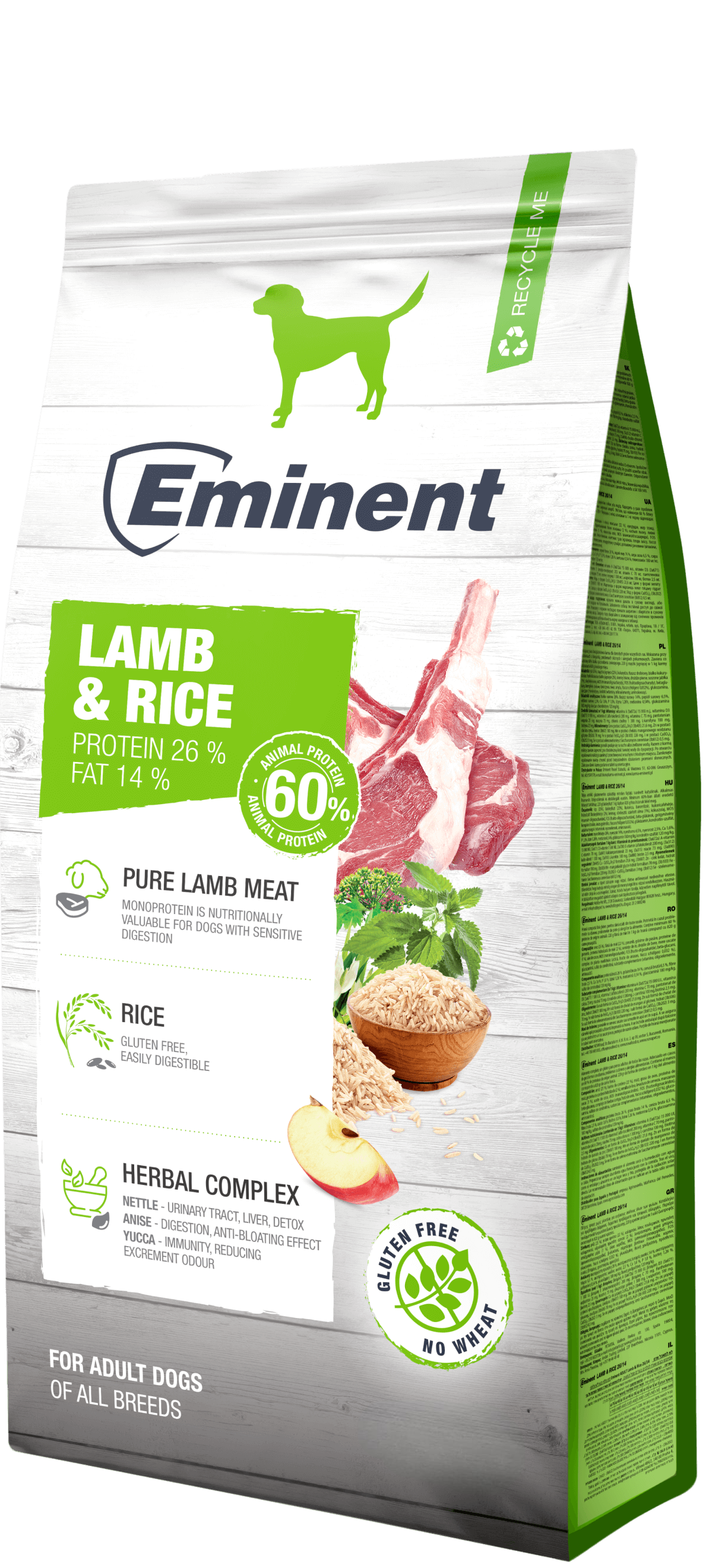 Eminent Lamb & Rice – Lamb with Rice 26/14