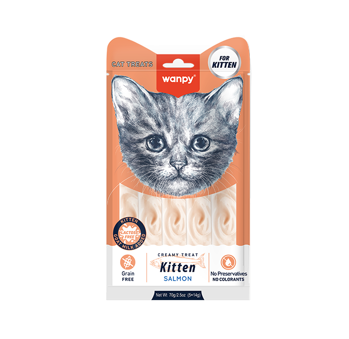 Wanpy Creamy Treat for Kittens Salmon