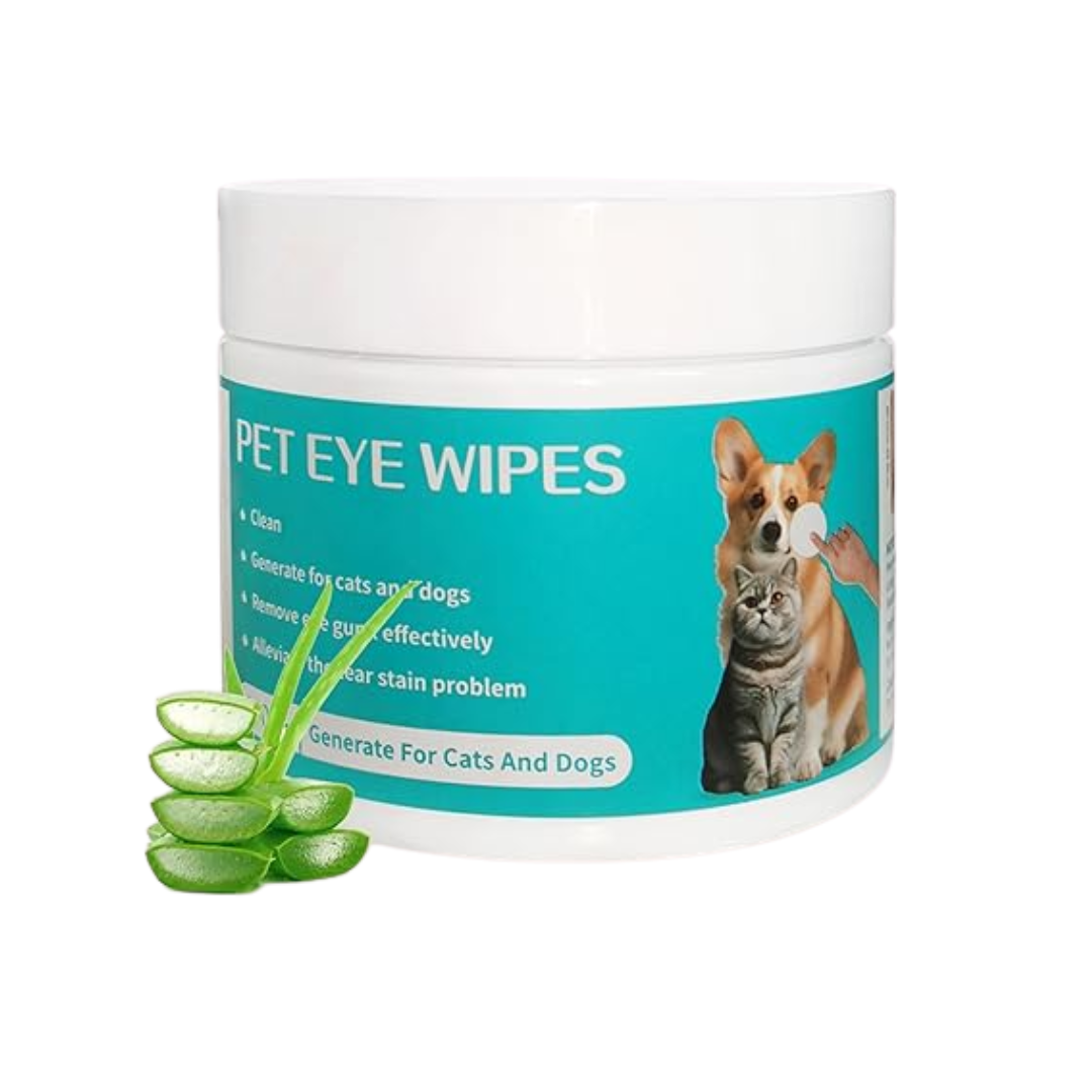 Pet Eye Wipes for Dogs & Cats – Tear Stain & Eye Cleaning Wipes