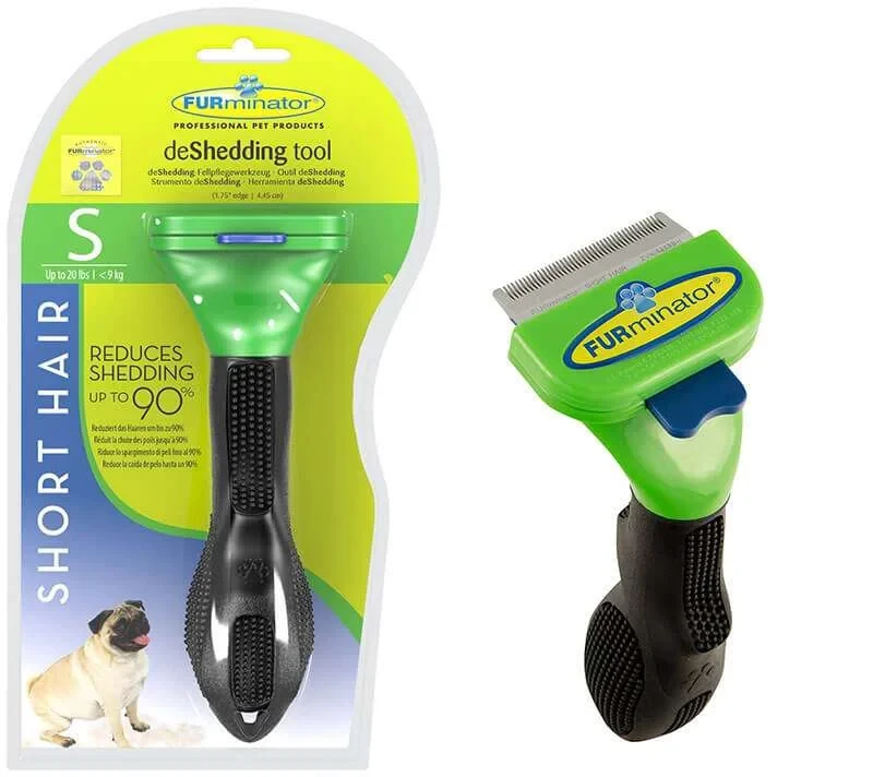 FURminator deShedding Tool – Short Hair, Size S (Up to 9 kg)