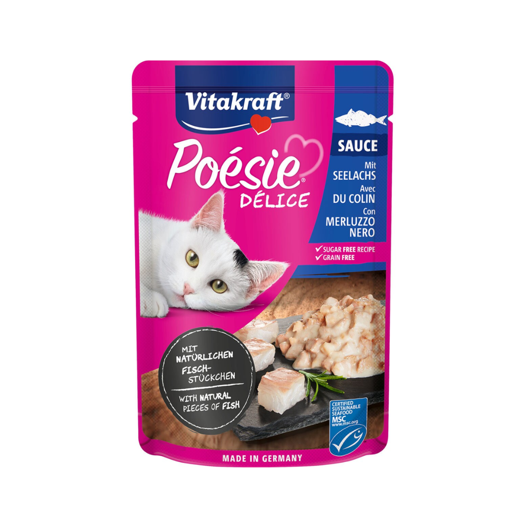 Vitakraft Poésie Délice – Pollock in Sauce