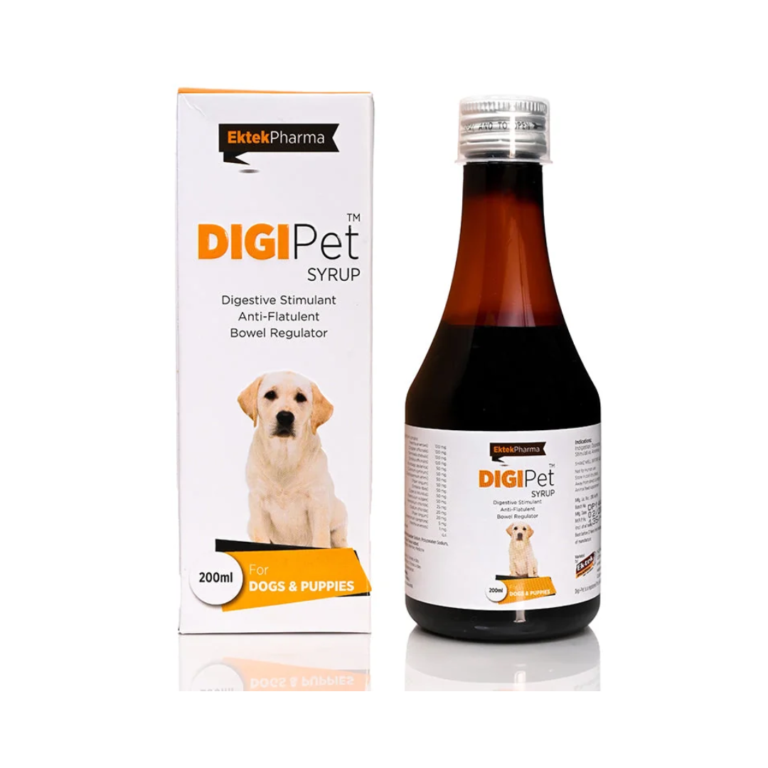 Ektek Pharma DigiPet Syrup for Dogs & Puppies – 200 ml