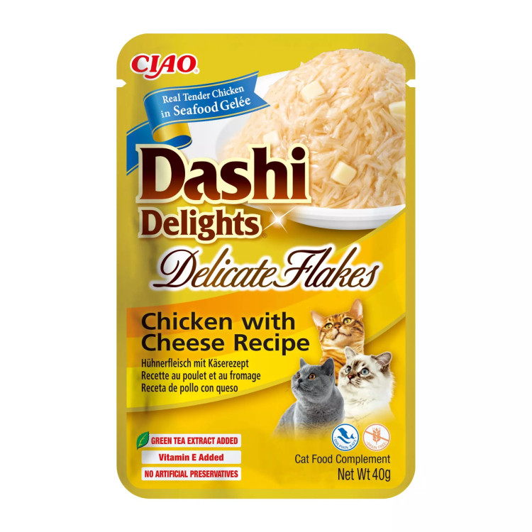 Inaba Dashi Delights Delicate Flakes – Chicken with Cheese Recipe