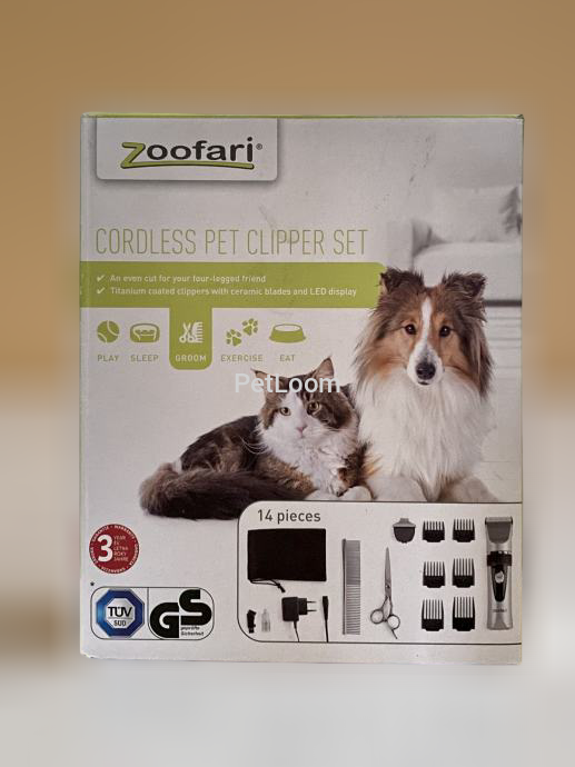 Zoofari Cordless Pet Clipper Set
