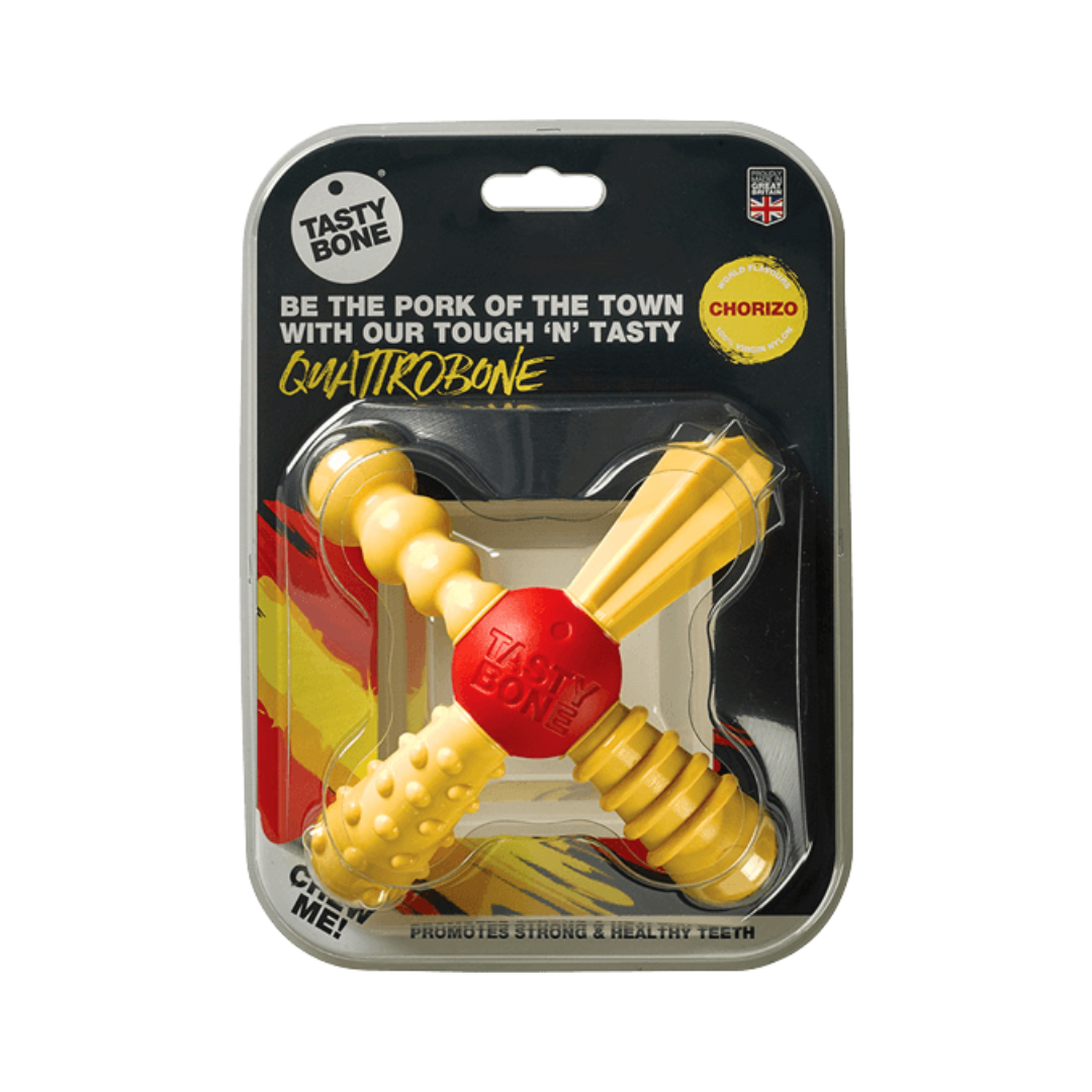 Tasty Bone Super Tough QuattroBone Chorizo