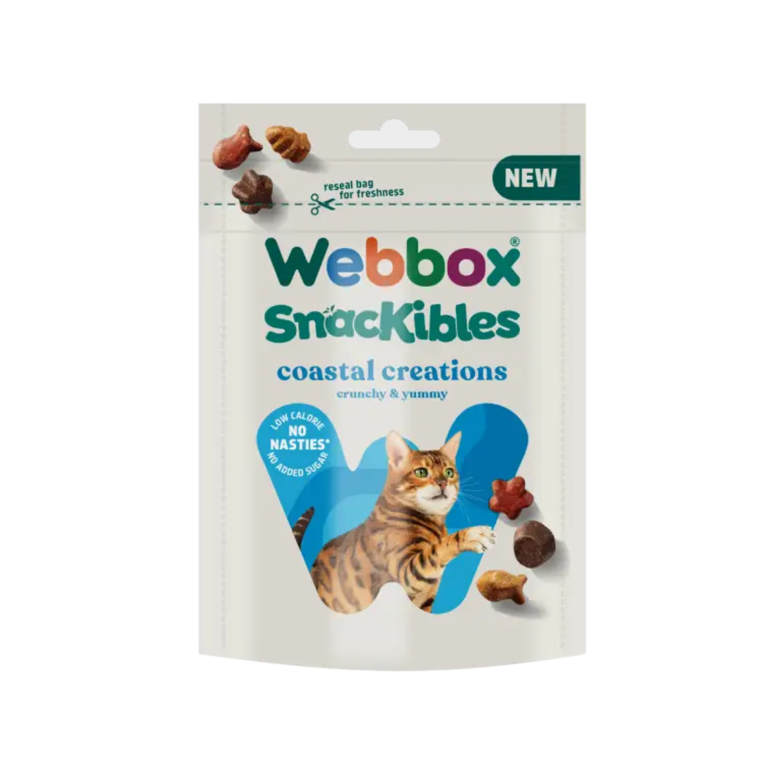 Webbox Snackibles Coastal Creations – Crunchy Cat Treats