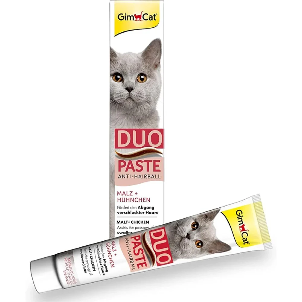 GimCat Duo Paste Anti Hairball Malt With Chicken