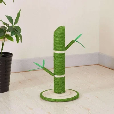 Bamboo-Shaped Sisal Cat Scratching Post