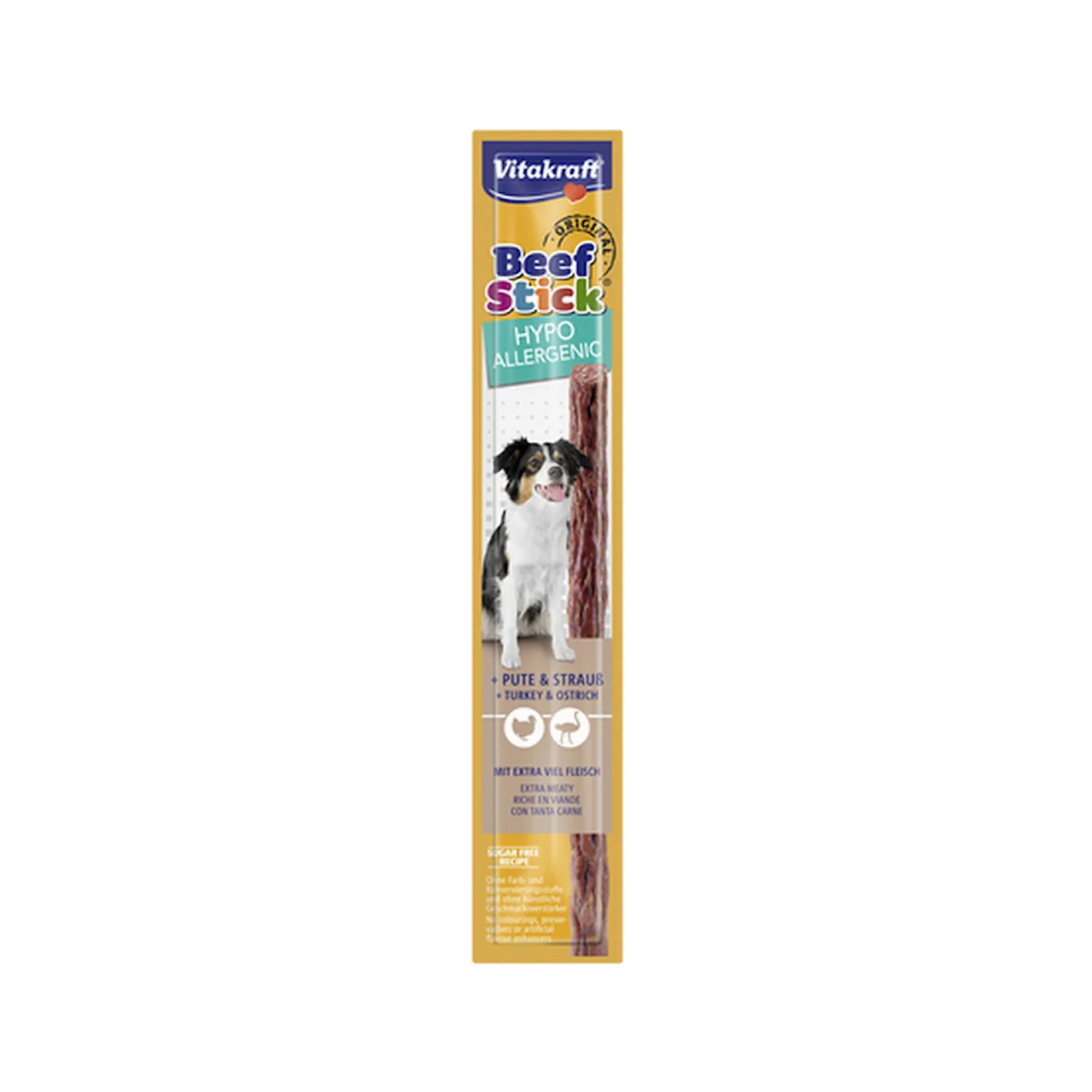 Vitakraft Beef Stick Hypoallergenic Turkey & Ostrich Dog Treat