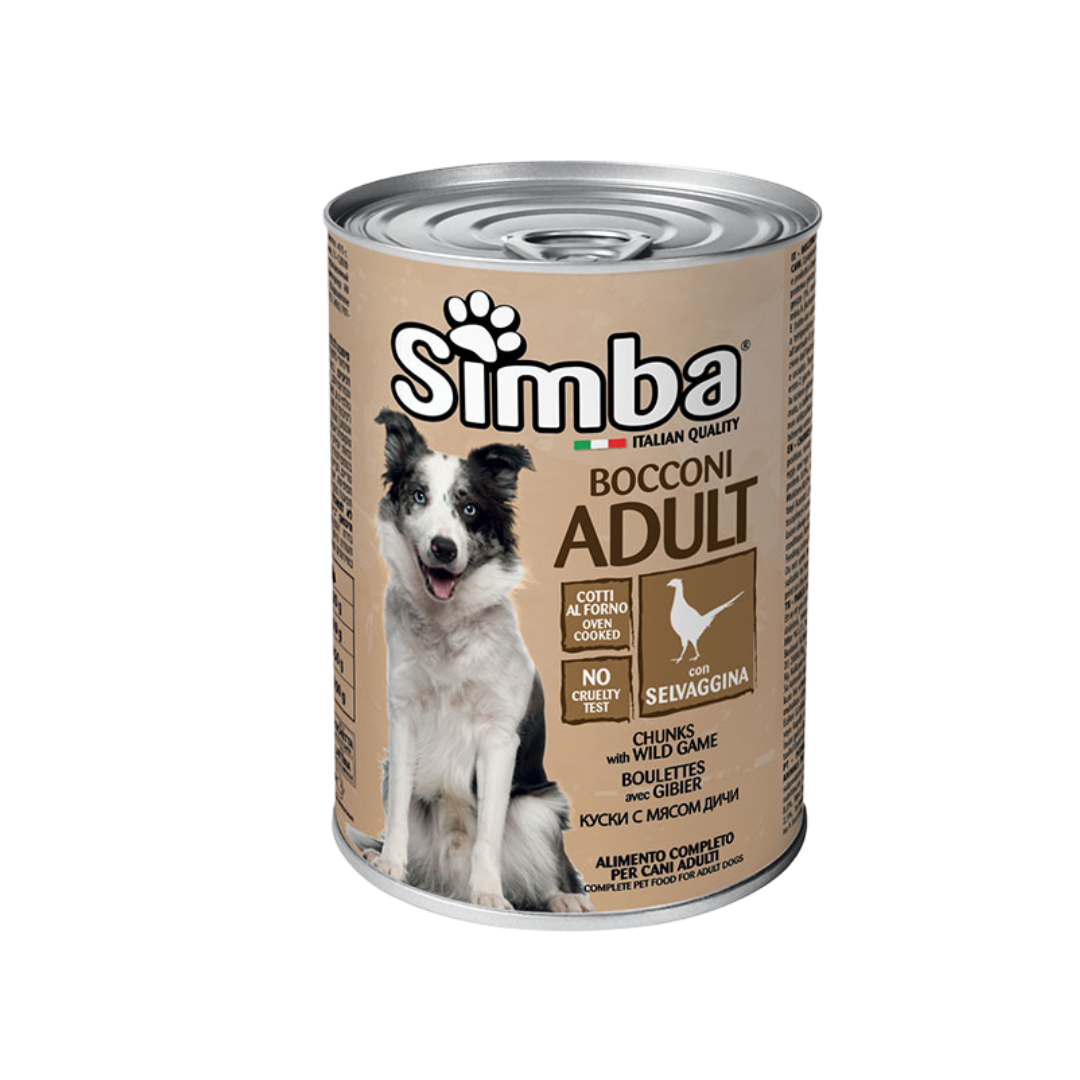 Simba Dog Chunks with Wild Game