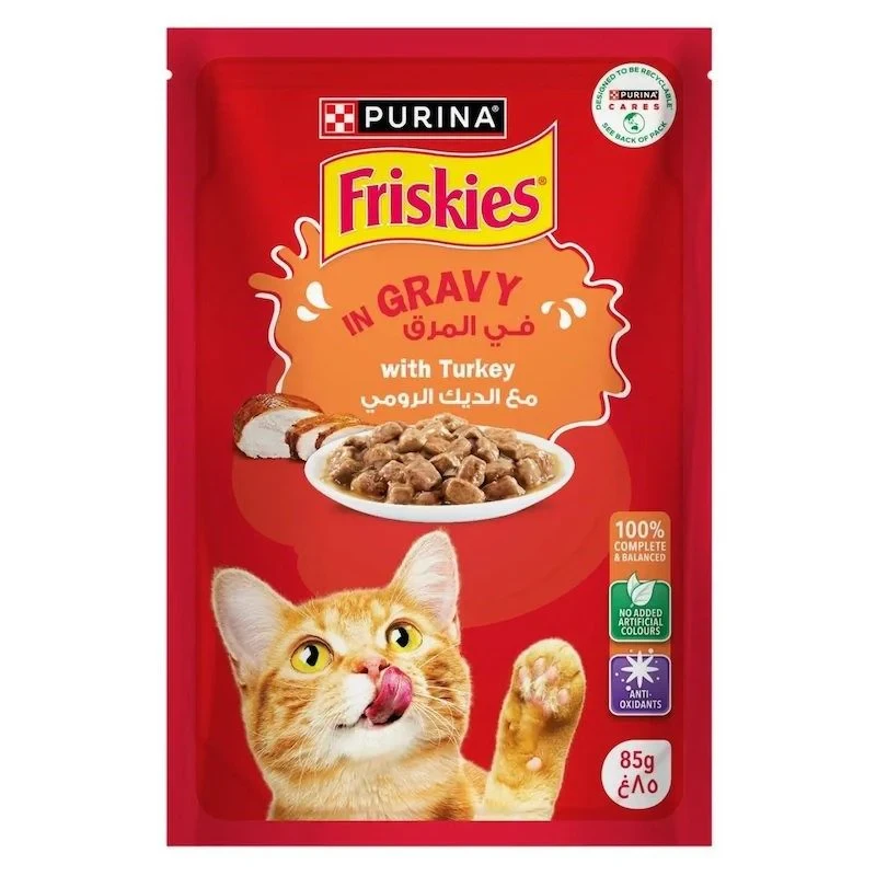 Purina Friskies Turkey in Gravy Wet Cat Food
