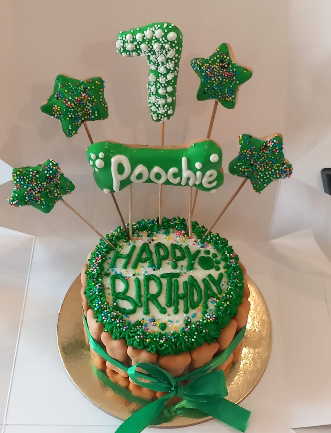 Beef & Carrots Dog Birthday Cake