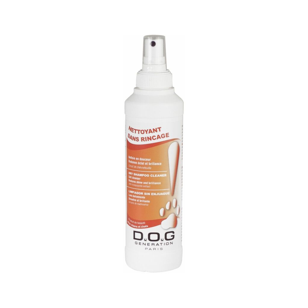 Dog Generation Paris No-Rinse Dry Shampoo Cleaner for Dogs & Cats – Honeysuckle Formula