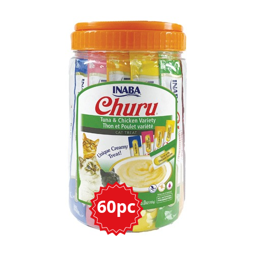 Inaba Churu 60 ct Tuna and Chicken Variety Jar